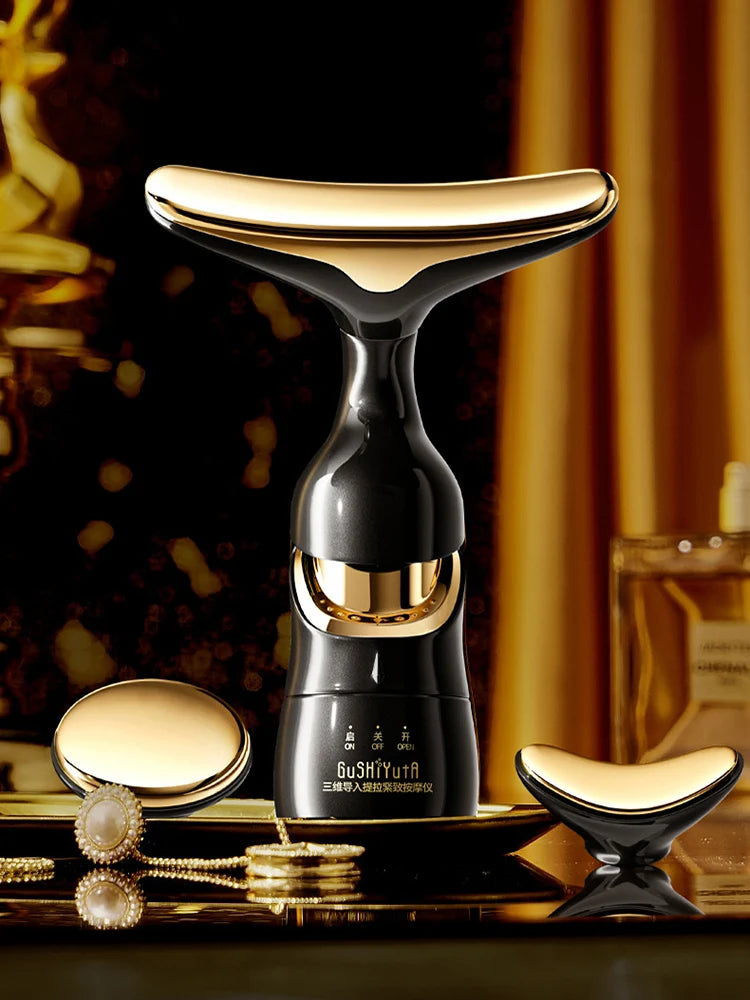 Caliora™ | Aparato de masaje 3 en 1: rostro, cuello y ojos